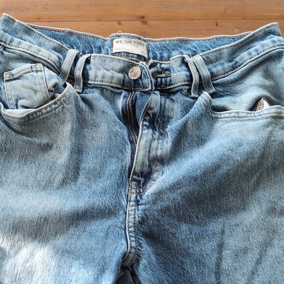 Free People Risk Taker Straight Stretch Jean Size 30 - Picture 4 of 6
